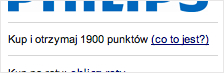 Liczba punktów w programie lojalnościowym