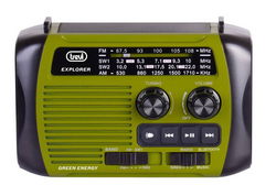 Radio Trevi RA7F3003 BT AM/SM/FM zielone ewakuacyjne