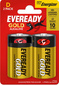 Bateria Eveready LR20/2BP Alkaline Gold - komplet 2 sztuk