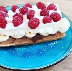 Gofrownica Dezal 301.5.1N 1300W biała nowa