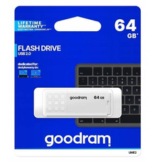 Pamięć Goodram UME2 64GB biały USB2.0