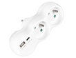 Rozgałęźnik Vayox VA--0358 2 gniazda USB/USB-C biały