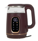 Czajnik Adler AD1305 burgund szklany/regulacja