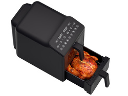 Frytkownica LAFE Dual Fry beztłuszczowa  2x5,0L 2460W okienko