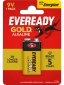 Bateria Eveready 6LR61/1BP 9V Alkaline Gold - 1 sztuka