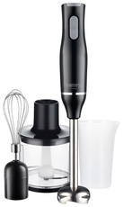 Blender Camry CR4630 800W inox trzepaczka, kubek, rozdrabniacz czarny