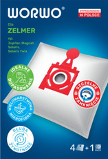 Worki Worwo ZMB03K Zelmer MW - kpl 4worków+filtr