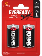 Bateria Eveready R14/2BP Super Heavy Duty  - komplet 2 sztuk