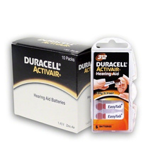 Bateria Duracell DA312 Activair do aparatu słuchowego - komplet 6 sztuk
