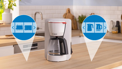 Ekspres do kawy Bosch TKA2M111 biały przelewowy