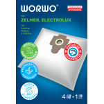Worki Worwo ZMB05K do Zelmera - komplet 4 worków + filtr