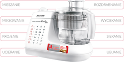 Robot kuchenny wielofunkcyjny MPM MRK-11 Kasia Plus + blender