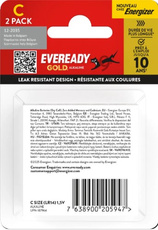 Bateria Eveready LR14/2BP Alkaline Gold - komplet 2 sztuk