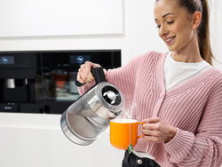 Czajnik LAFE Crystal Glass 1,8L szklany z regulacją temperatury 2200W