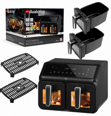 Frytkownica Eldom FR210 beztłuszczowa podwójna 8L 2200 W