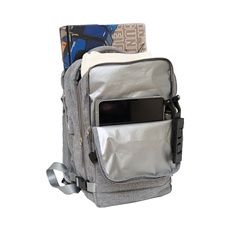 Plecak Noveen CTB410 kabinowy szary 40x20x25 cm