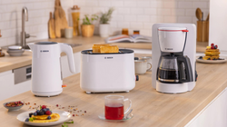 Ekspres do kawy Bosch TKA2M111 biały przelewowy