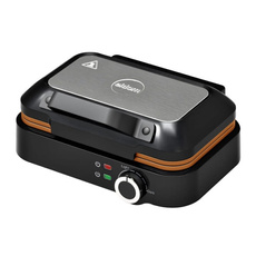 Gofrownica  Eldom WA1000 2 gofry 2000W regulacja czarno-srebrna