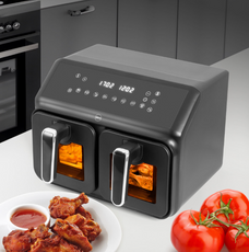 Frytkownica Eldom FR210 beztłuszczowa podwójna 8L 2200 W