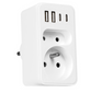 Rozgałęźnik Vayox VA--0374 2g 2xUSB/2xUSB-C biały