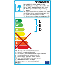 Lampka Tiross TS1811 32LED biurkowa czarna
