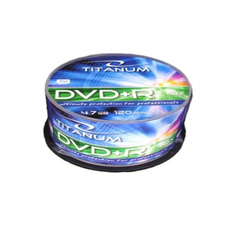 Płyta Titanum DVD+R 4,7GB x16 - komplet 25 sztuk