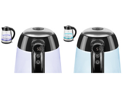 Czajnik LAFE Lumil Glass 1.7L szklany z regulacją temperatury