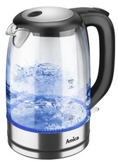 Czajnik Amica KD2050G 1,7L  2200W Szklany inox Strix