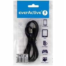 Kabel everActive CBB-1.2CB USB-C 1,2m 3A oplot
