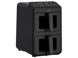 Frytkownica LAFE Dual Fry beztłuszczowa  2x5,0L 2460W okienko