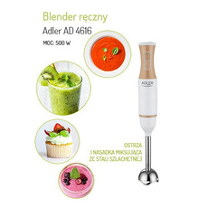 Blender Adler AD4616 500W biało-złoty