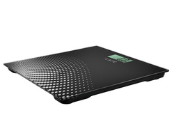 Waga łazienkowa  LAFE FitScale Black kropki