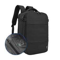 Plecak Noveen CTB500 kabinowy czarny  z pompką 40x20x25 cm