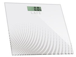 Waga łazienkowa  LAFE FitScale Black kropki