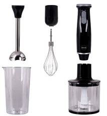 Blender Eldom BL240 kubek,trzepaczka,rozdrabniacz,inox 800W