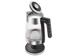 Czajnik LAFE Crystal Glass 1,8L szklany z regulacją temperatury 2200W