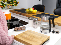 Czajnik LAFE Crystal Glass 1,8L szklany z regulacją temperatury 2200W