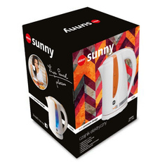 Czajnik Eldom C230 1.7L biało-pomarańczowy 2000W