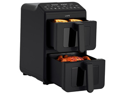 Frytkownica LAFE Dual Fry beztłuszczowa  2x5,0L 2460W okienko