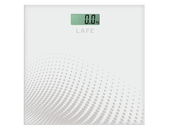 Waga łazienkowa  LAFE FitScale Black kropki