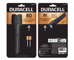 Latarka Duracell 80lm gumowa