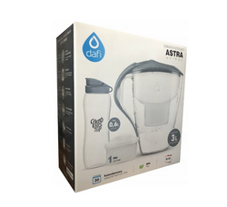 Dzbanek Dafi Astra 3,0L+1 wkład szary + bidon