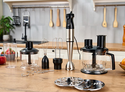 Blender LAFE Multi Blend Pro 1000W inox zestaw