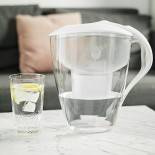 Dzbanek filtrujący Dafi Astra LED 3L biały+1wkład+2 szklanki