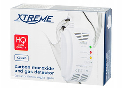 Czujnik gazu i czadu  Xtreme XGC20 230V 2w1 50-632