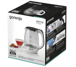 Czajnik Gorenje K17GXG 2200W 1,7L szklany podświetlany