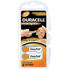 Bateria Duracell DA13 Activair do aparatu słuchowego - komplet 6 sztuk