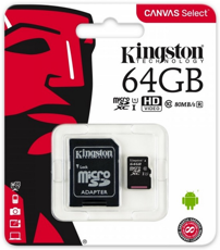 Karta pamięci Kingston SDCS 64GB c10 micro