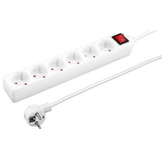 Listwa zasilająca Titanum TL127 6G 1,5m biała