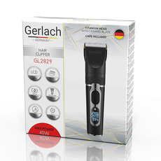 Maszynka do strzyżenia Gerlach GL2829  akumulatorowo-sieciowa + peleryna 